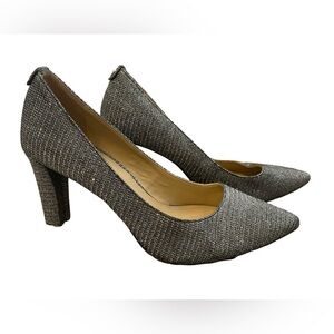 Michael Kors metallic sparkle heels 7